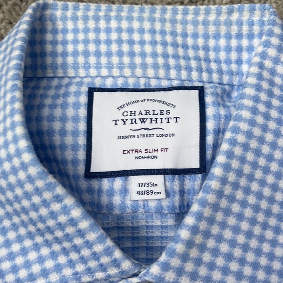 Men’s dress shirts Charles Tyrwhitt and Johnston & Murphy size 17 & size large - Picture 3 of 5